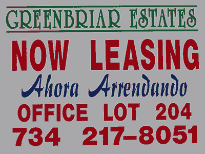 Spanish For Lease Sign